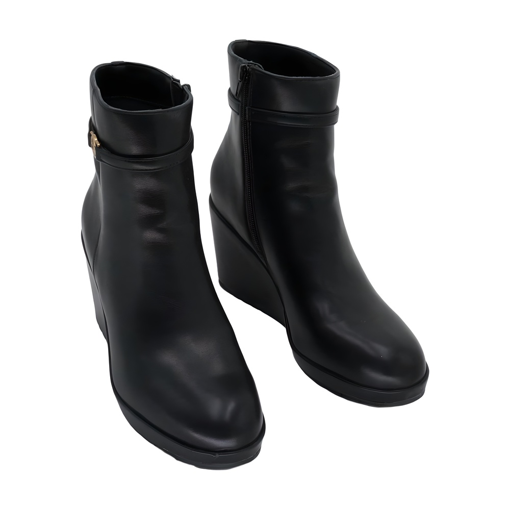 Giani Bernini Womens Glenaa Wedge Booties Black Size 8.5M